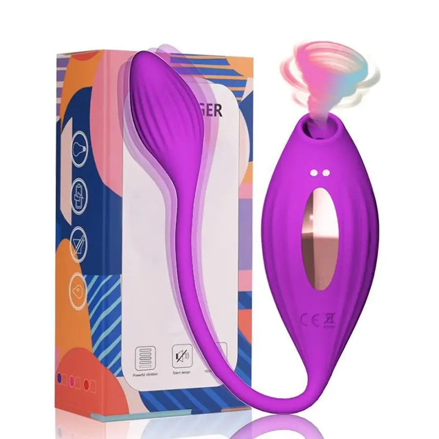 Dual-Action Clitoral Suction &amp; Insertable Vibrator