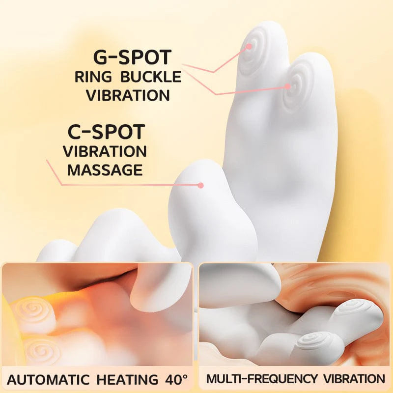 G-Spot Vibrator – Realistic Finger Flapping Clitoral Stimulator with Heating & 10 Vibration Modes.