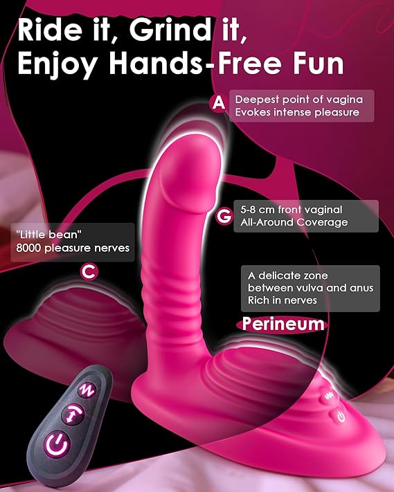 Riding Grinding Thrusting Dildo Vibrator